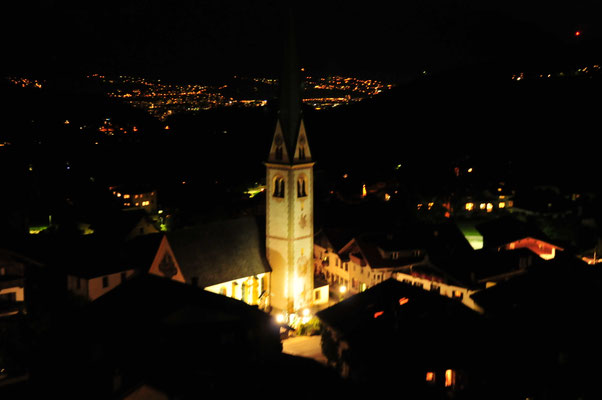 toller Ausblick über Mutters bei Nacht