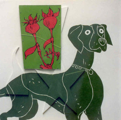 Chien, 1993, 51 x 5& cm