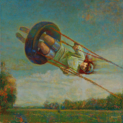 2014 La balançoire  60x60cm