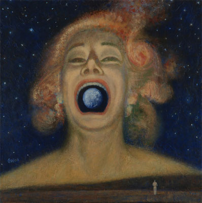 1996 Le dîner 70x70cm