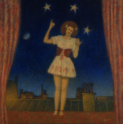 2005 La jongleuse 80X80cm