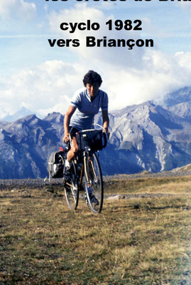 1982 - virée cyclo sur les crêtes de Briançon 