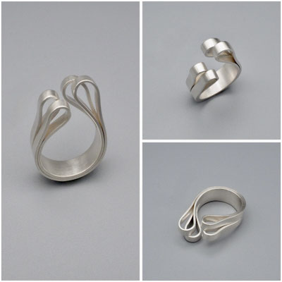 Ring Vierfachlooping aus der Serie Looping
