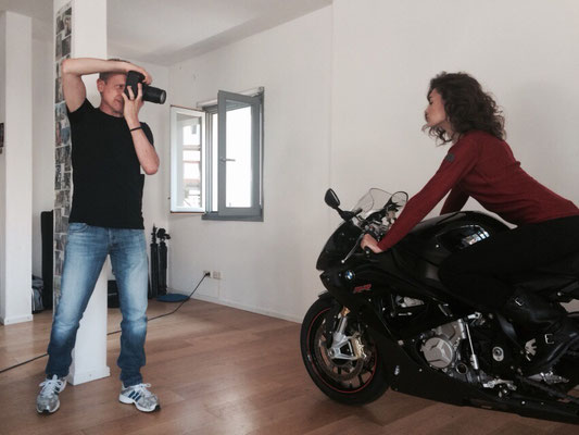 Martin Boelt with Model Marina Komesarovic