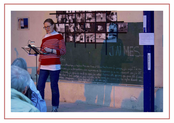 © Nour Sirot -  Montreuil oct. 19 - Lecture Fabienne Retailleau
