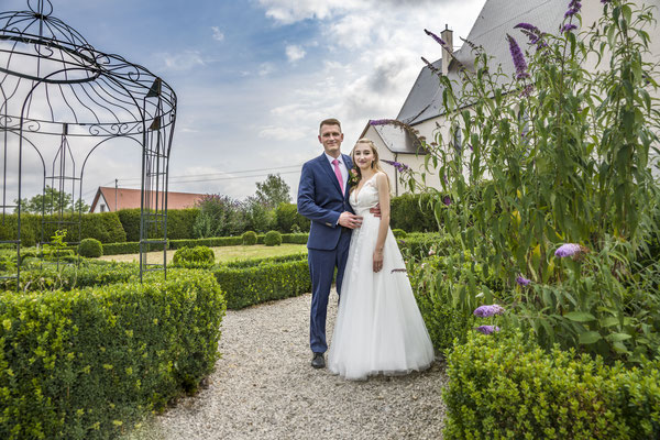 Brautpaarshooting historischer Hängegarten
