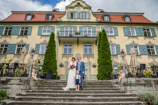 Kleines Brautpaarshooting Schloss Neutrauchburg