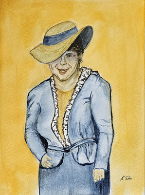 B000287 Änne 2024, 26 x 36 cm, Aquarell auf Papier, 168 €