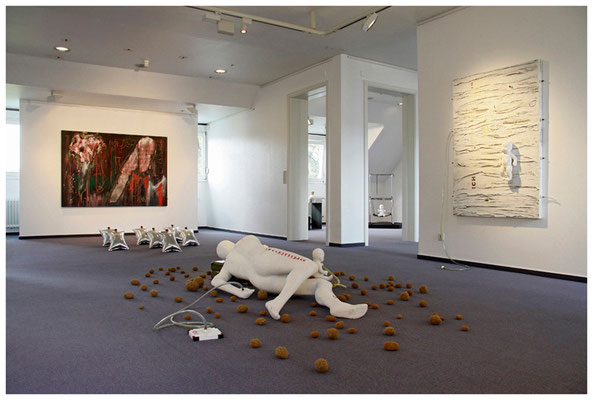 installation im museum haus ludwig, saarlouis - peter köcher