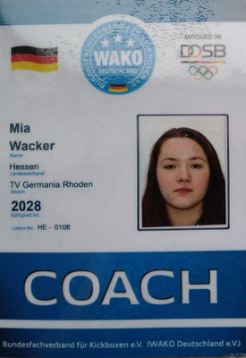 Mia - Coach Wettkampfteam