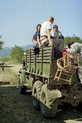 Truck from Muang Sing to Xieng Kok (7 hours for 70 km!), Laos, December 1997 