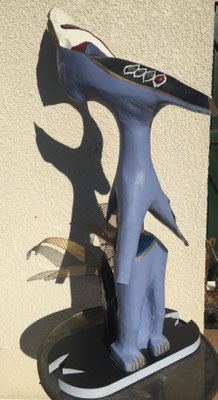 Le messager - 2004 - Christian Dupont - 150x50 - Sculpture - Autres matières - 750 € - N38