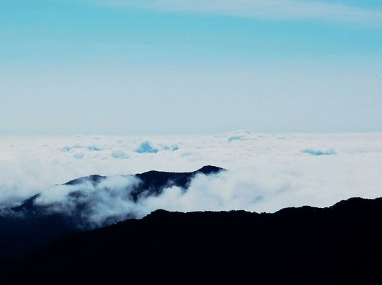 Sea of clouds from "Iroha-zaka" slope in the morning