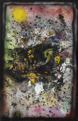 Drakkar (2019) - Acrylique sur toile, 115 x 75 cm