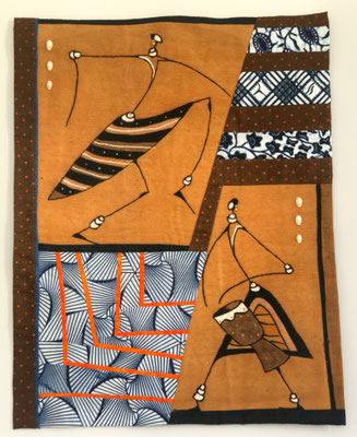 Danse africaine - 51 x 66 cm