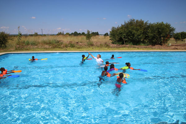 Schwimmentraining in Acacia