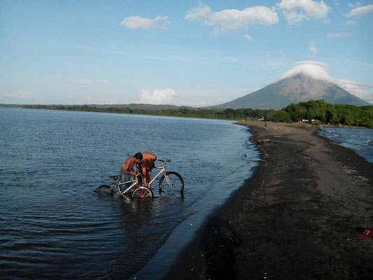 un bain de vélo