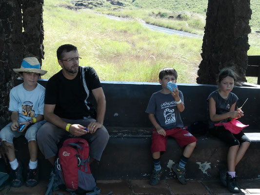 petite pause avant l'arrivée