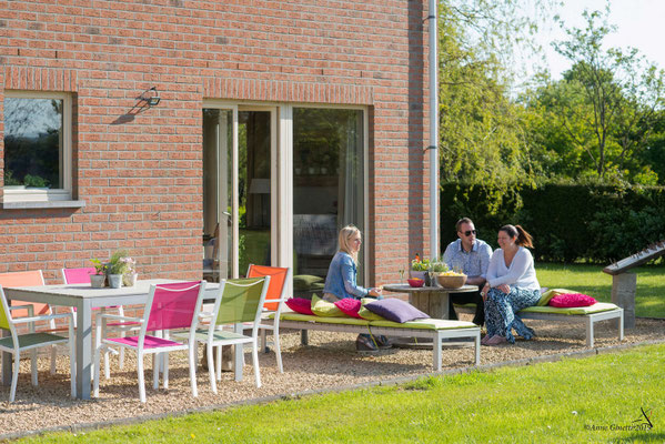 Ferienhaus mit Terrasse und Garten
