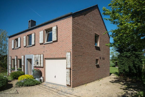 The holiday house with garage