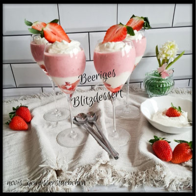 Beeriges Blitzdessert