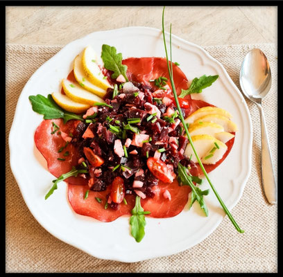 Herzhaftter Rote-Beete-Salat