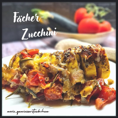Hasselback Zucchini