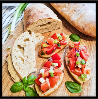 Gewürztes Ciabatta-Brot