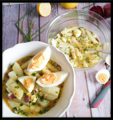 Spargelsalat mal fruchtig