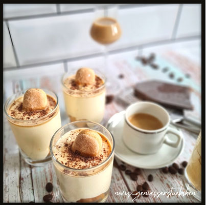 Cremiges Kaffeedessert