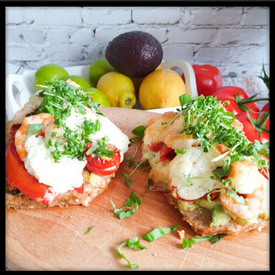 Burrata-Stulle