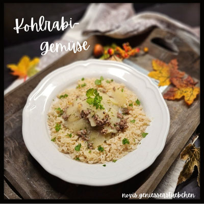 Kohlrabi-Gemüse