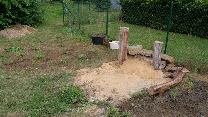 das fertige Sandarium