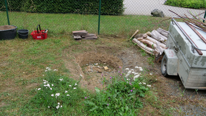 hier soll das Sandarium entstehen