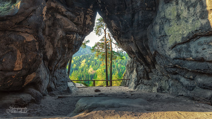 Kleinsteinhöhle im Kirnitzschtal, die wohl schönste im Elbsandsteingebirge