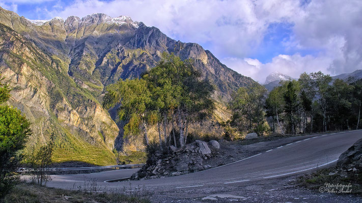 Straße von Benasque nach Cerler