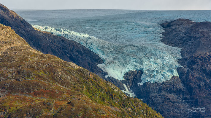 Der Øksfjord-Gletscher