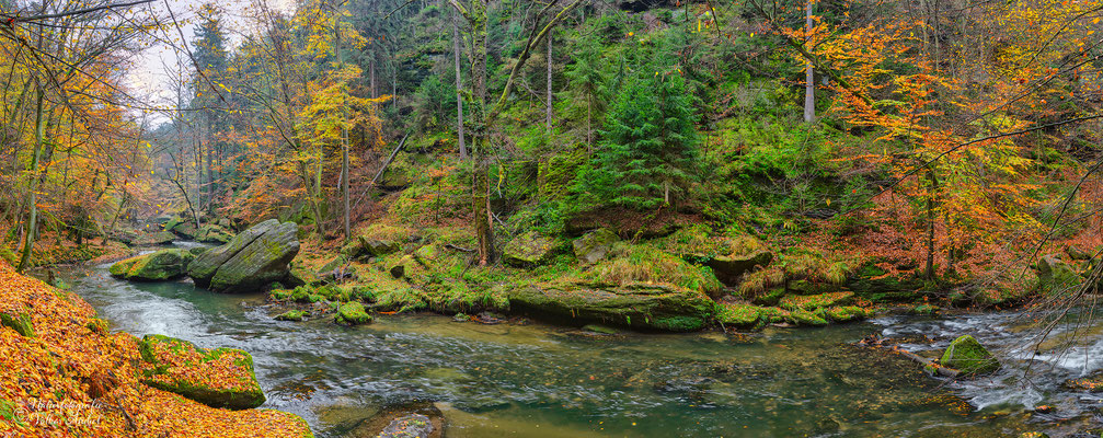 an der Kamnitz entlang zu wandern ist ein besonderes Erlebnis
