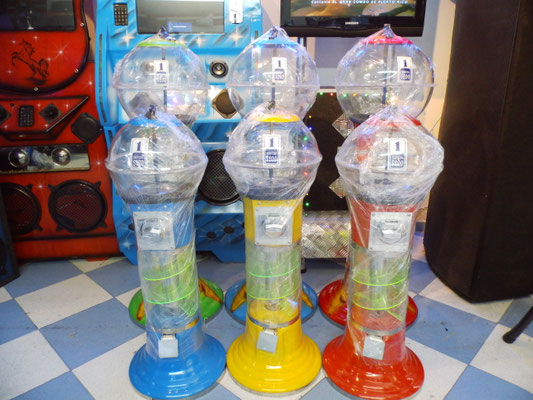 Dispensador de dulces, Dispensador de chicles, Dispensador de pelota loca, dispensador de sorpresas, dispensadora de dulces