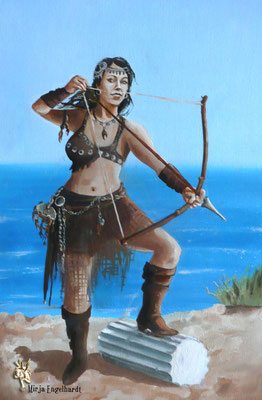 Amazone; Öl auf Leinwand/Oil on canvas; 2013