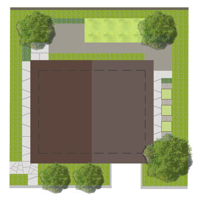 jardin réalisé à annecy (haute-savoie)