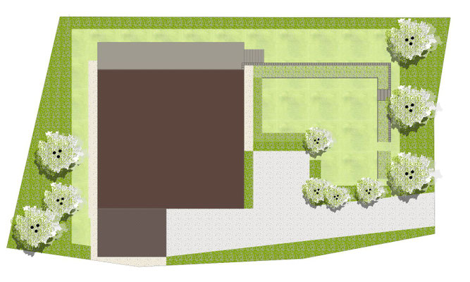 jardin réalisé à péron (pays de gex))