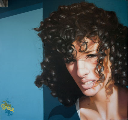 ANISSA @ PEIXOTTO - Jean Rooble - Spraypaint on wall - 6 x 3 x 3 m - Station Peixotto, Talence (2020)