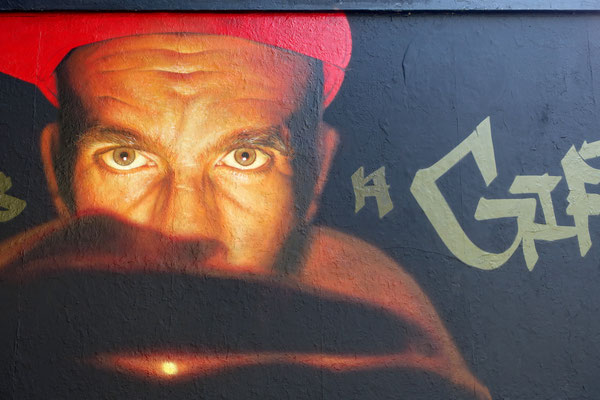 ANGER IS A GIFT (detail) - Spraypaint on wall - 2,8 x 7,8 m - Le M.U.R. Oberkampf - Paris (2021)