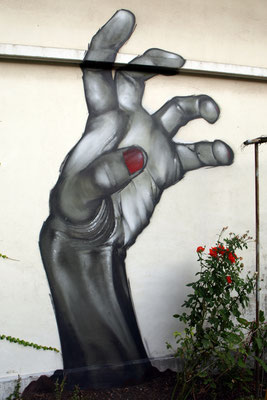 Vivre de l'Art avec 1 peu - JEAN ROOBLE - Spraypaint on wall (3.5 x 2 m) - Bordeaux, 2009