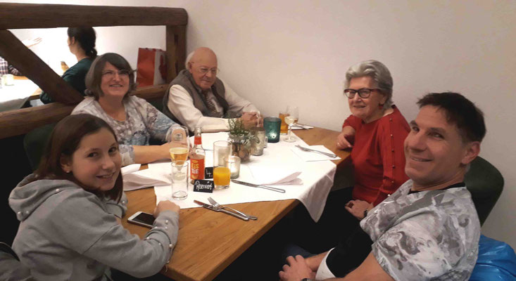 Marlene, Hans, Karin, Martin und Melanie