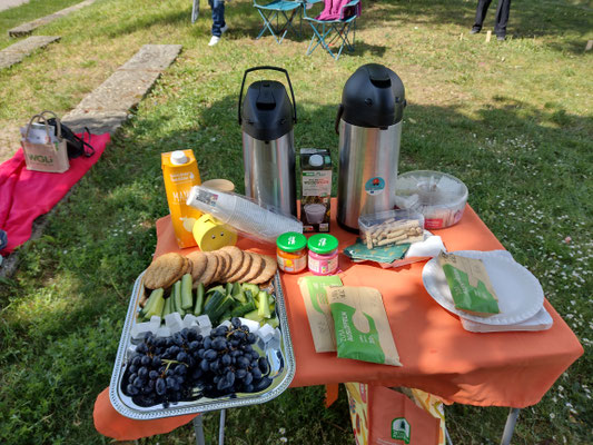 Picknick an den ehemaligen Seeterrassen im Fennpfuhlpark