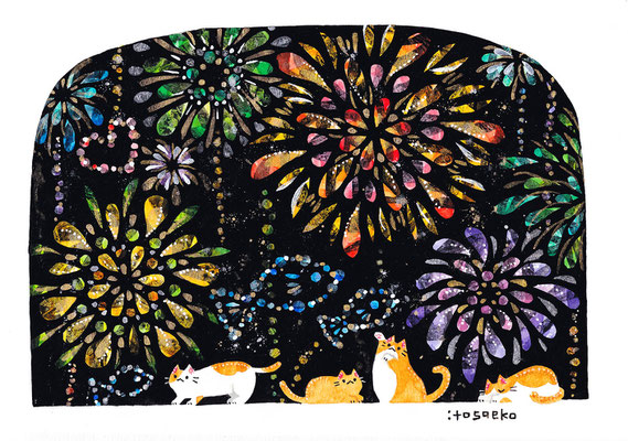 えはがきや 猫ポストカードと小さな原画展2024秋」 - itosaeko えはがきや 猫ポストカードと小さな原画展2024秋」 - itosaeko