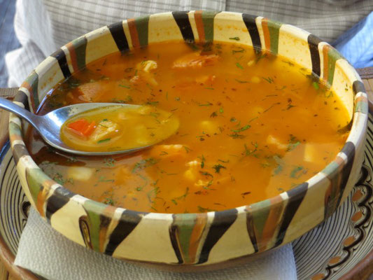 Traditionelles Gericht: "Ciorba" - saure Suppe