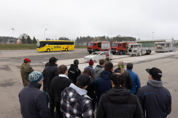 2019 Bildungsfahrt der Jugendfeuerwehr Oberallgäu - Bahnhof - Brandschutzausbildungszentrum Bundeswehr